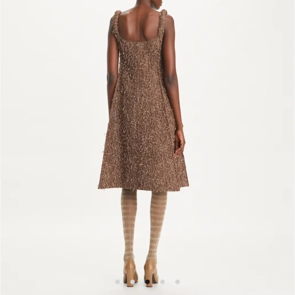 New Tory Burch Sequined Fringe Tank Dress